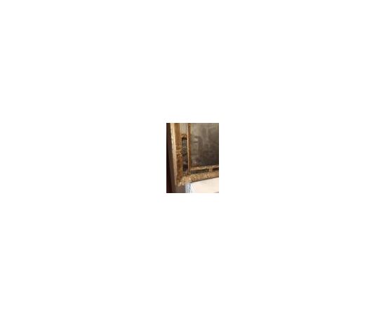 Specchiera in legno dorato