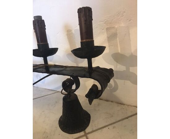 Wrought iron chandelier