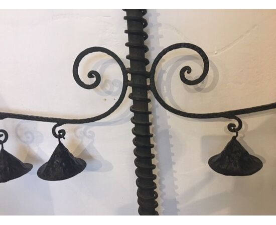 Wrought iron chandelier