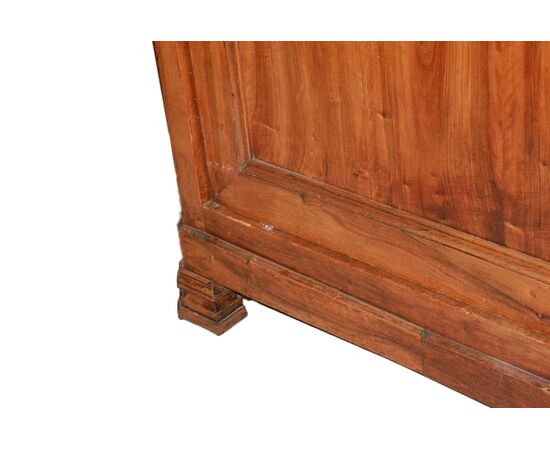 Armadio Stipo francese ad 1 porta stile Luigi Filippo in legno di noce 1800
