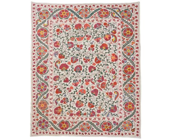 Refined Turkmen embroidery SUSANI - B/2003