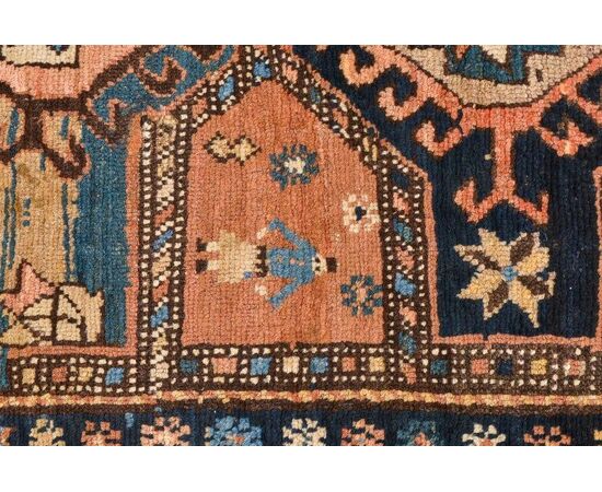 Antique and rare Caucasian GANDJEH runner from private collection no. 141