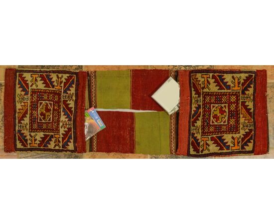 Antique SHAHSAVAN nomad saddlebag - n.946