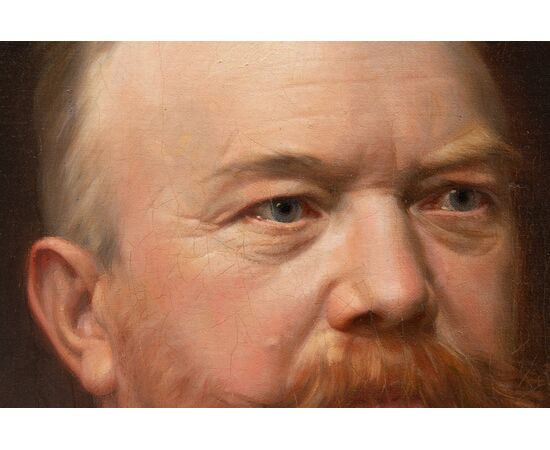 Pair of signed and dated German portraits, with great personality - O/5504