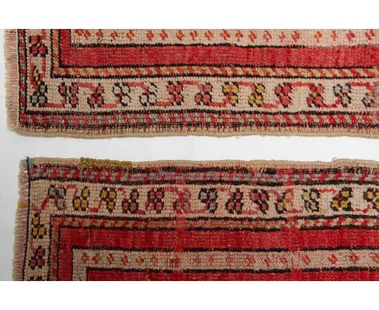 Pair of antique Turkish KIRSHEIR prayer rugs - no. 460-461