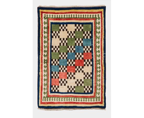Old polychrome Gashgai (Kaskai) nomadic carpet - n.826