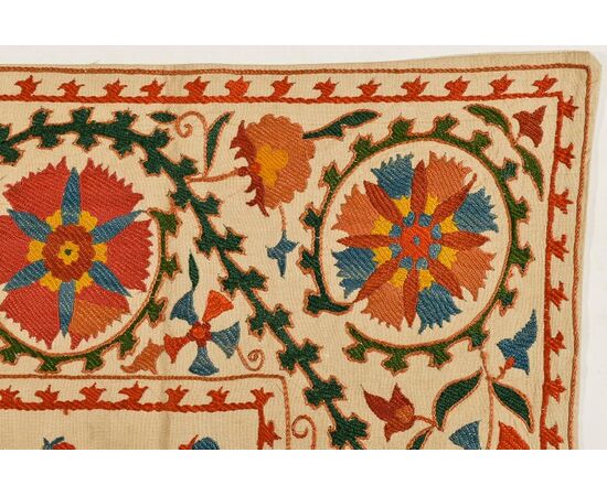 Turkoman SUSANI Embroidered Fabric - B/2411