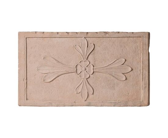 Antique architectural pink stone panel - M/450