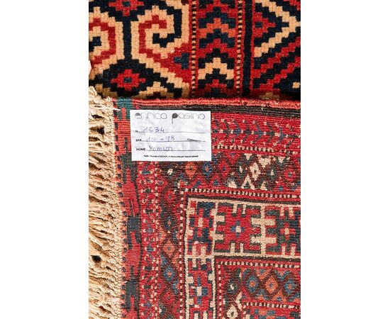 Antique Turkoman BOKARA Yomuth Carpet - n.109