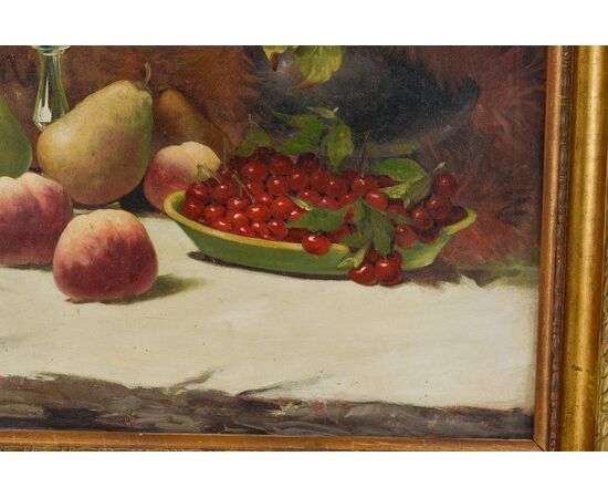 Antique still life oil on canvas - O/7133