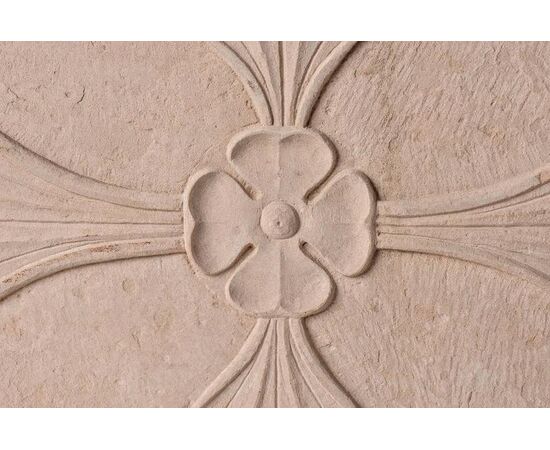 Antique architectural pink stone panel - M/450