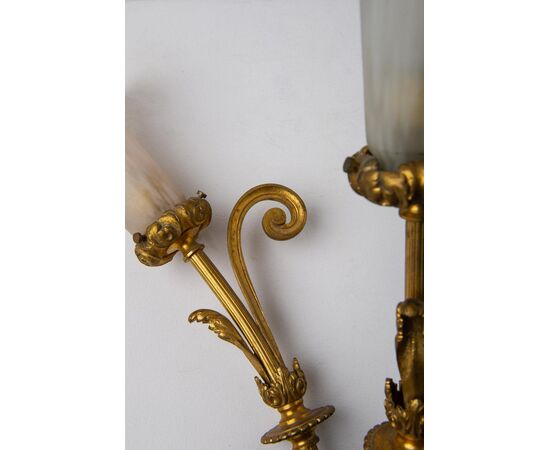 Pair of Italian bronze sconces - O/7078