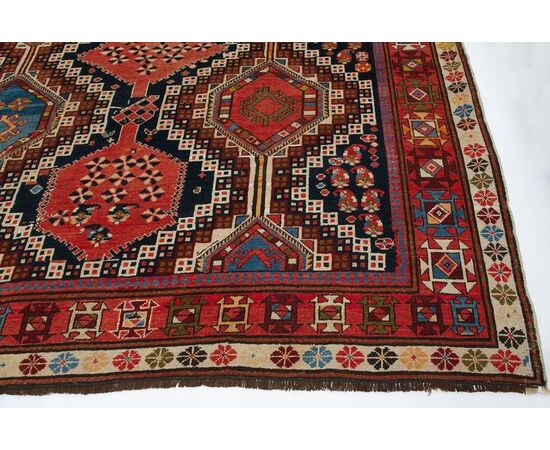 Large Caucasian SHIRVAN rug from a private collection (1067/EP)