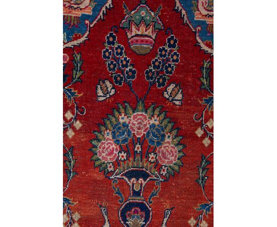 Pair of antique KASHAN bedside rugs - n.145-146