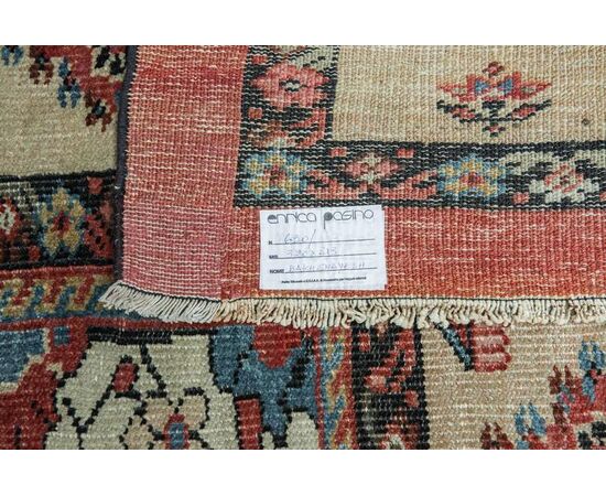 Rare large antique square Bakhshayesh rug from private collection - (630)