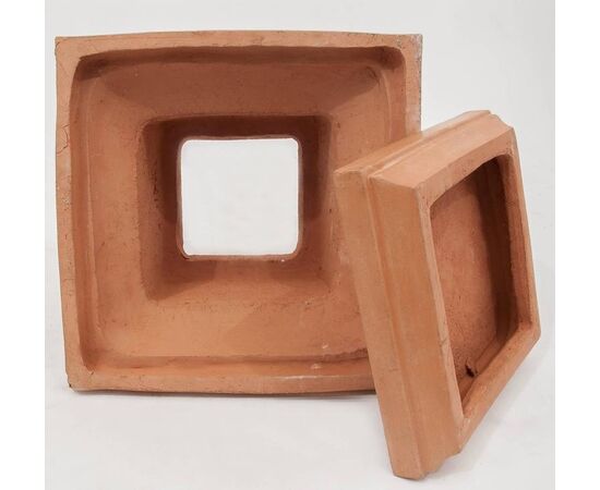 Tuscan terracotta base/column - n.2048