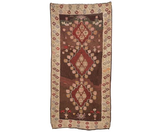 Old Turkish KARS kilim with date - From private collection - no. 992