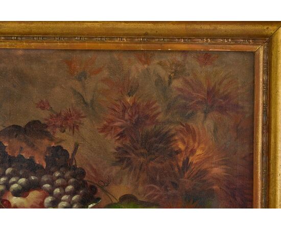 Antique still life oil on canvas - O/7133