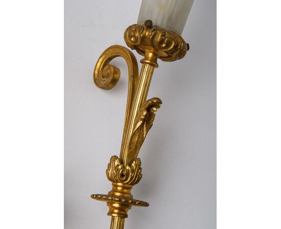 Pair of Italian bronze sconces - O/7078