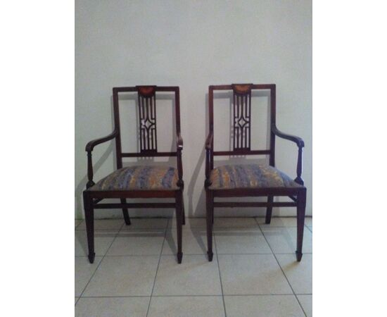 Pair of armchairs
