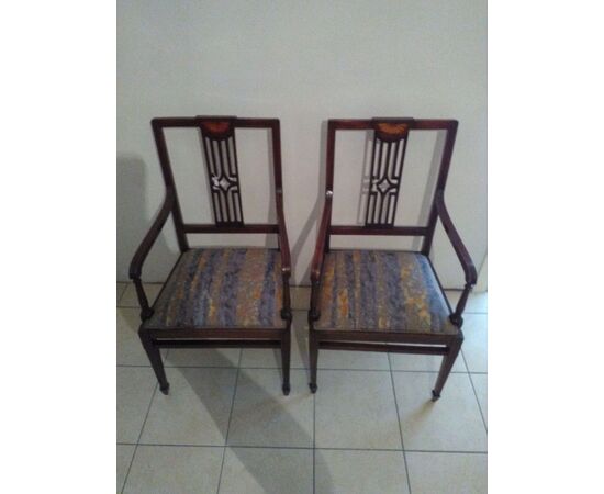 Pair of armchairs