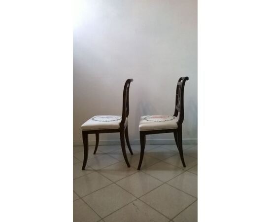 Pair of neoclassical chairs