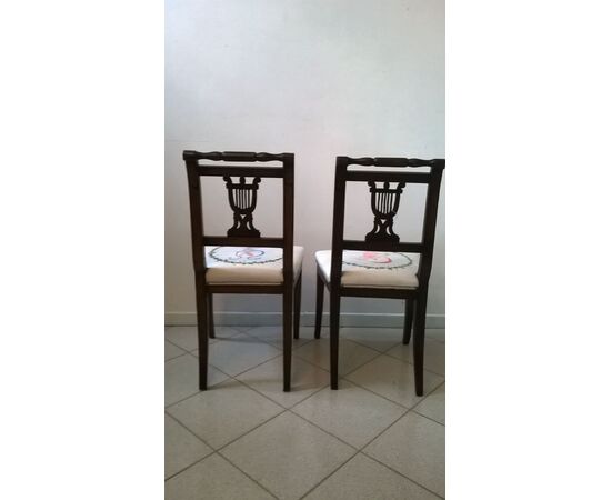 Pair of neoclassical chairs