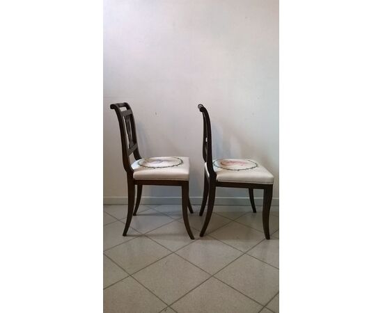Pair of neoclassical chairs
