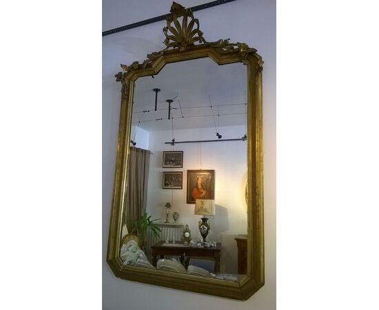 Large Golden Mirror