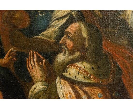 Nativity: painting from 17th century Italy - O/6052