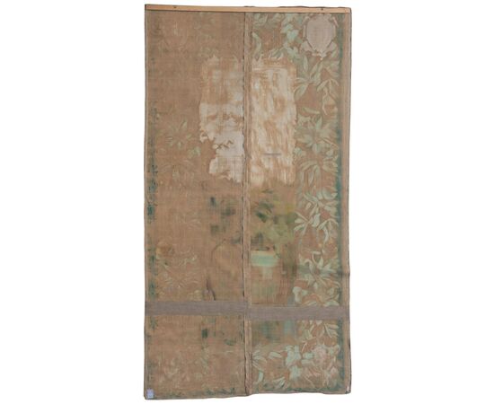 Antique French painted tapestry "Grass Juice" - O/4795