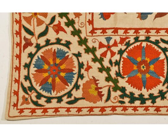 Turkoman SUSANI Embroidered Fabric - B/2411