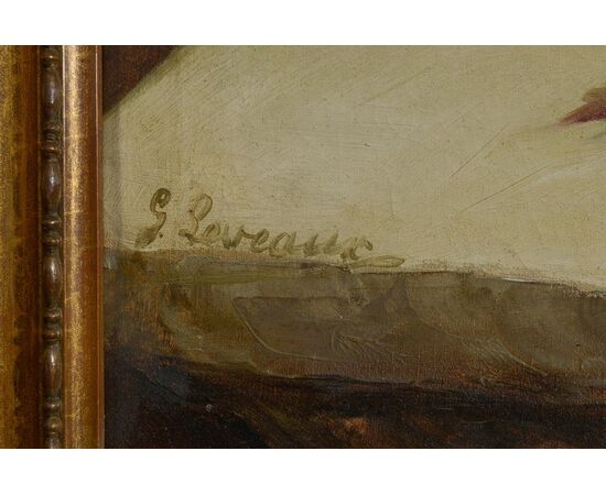 Antique still life oil on canvas - O/7133
