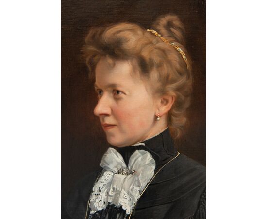 Pair of signed and dated German portraits, with great personality - O/5504