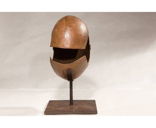 Antica moneta in rame dello Zaire come moderna scultura - O/5555