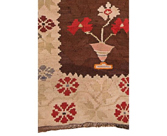 Old Turkish KARS kilim with date - From private collection - no. 992