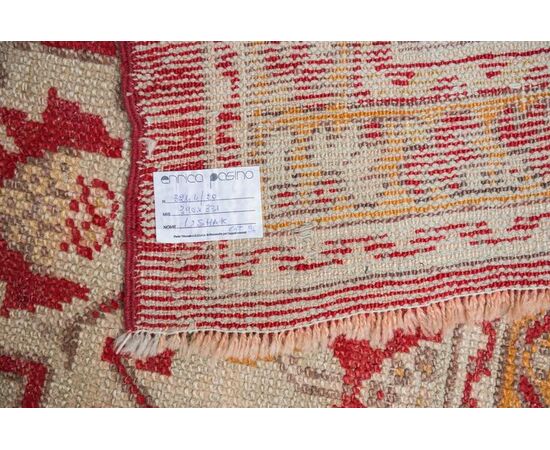 Large antique Turkish Ushak rug (940)
