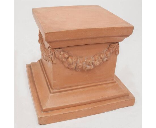 Tuscan terracotta base/column - n.2048