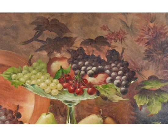 Antique still life oil on canvas - O/7133