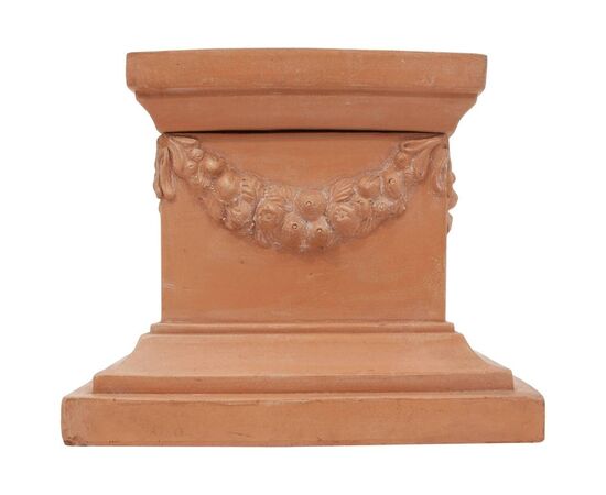 Tuscan terracotta base/column - n.2048