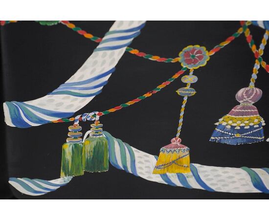 Italian hand-painted tray: for wall or table stand - O/327