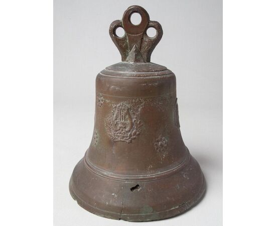 Antica campana italiana in bronzo - rif. O/5088
