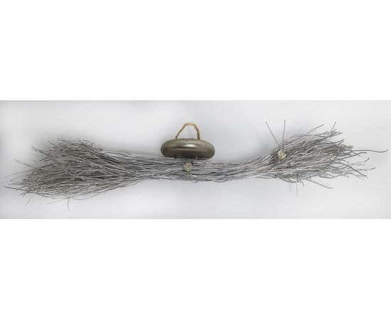 Steel wire wall lamp - design - O/5006