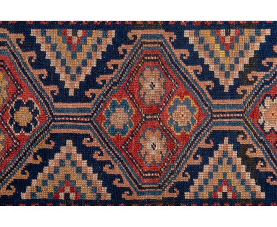 Antique small Caucasian runner SHIRVAN - n.459