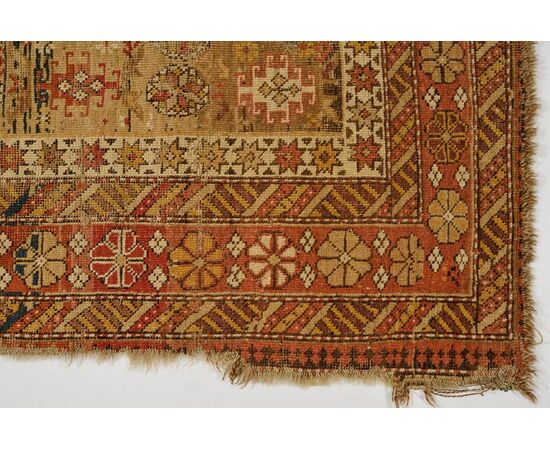 Fragment of antique Caucasian SHIRVAN carpet - n.1337
