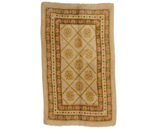 Italian rug, handmade 1950s - n.1344