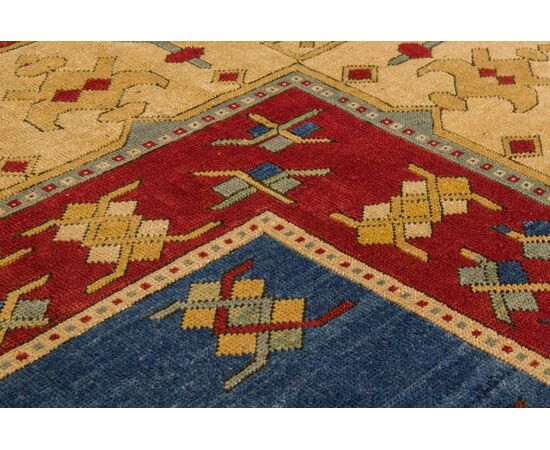 Large old Caucasian HASH-KAZAK rug - No. 651
