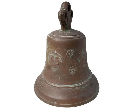 Antica campana italiana in bronzo - rif. O/5088