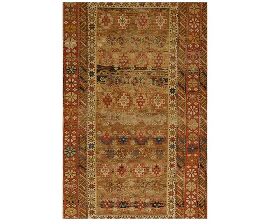 Fragment of antique Caucasian SHIRVAN carpet - n.1337