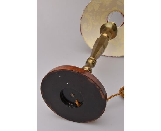 Pair of American brass lamps - O/6187